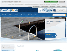 Tablet Screenshot of pool-profi24.de